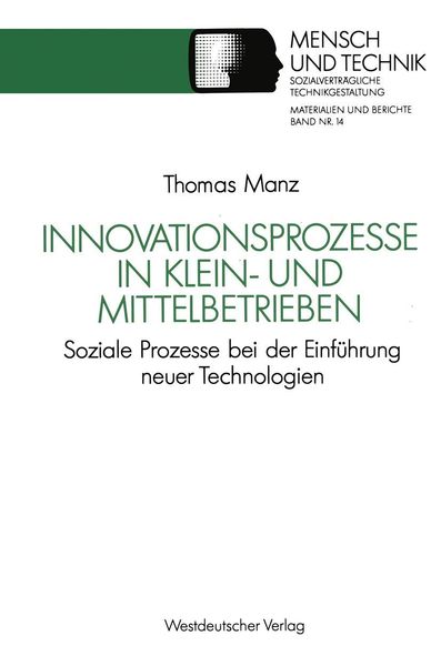 Produktbild: Innovationsprozesse in Klein- und Mittelbetrieben
