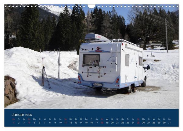 Produktbild: Wohnmobil-Reisen (Wandkalender 2026 DIN A3 quer), CALVENDO Monatskalender