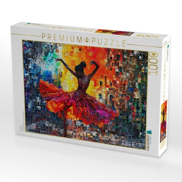 Produktbild: CALVENDO Puzzle T&auml;nzerin | 1000 Teile Lege-Gr&ouml;&szlig;e 64x48cm Foto-Puzzle f&uuml;r gl&uuml;ckliche Stunden