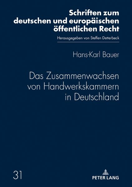 Produktbild: Das Zusammenwachsen von Handwerkskammern in Deutschland