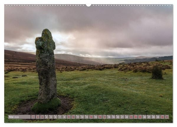 Produktbild: Dartmoor, herbe Sch&ouml;nheit im S&uuml;den Englands (Wandkalender 2026 DIN A2 quer), CALVENDO Monatskalender