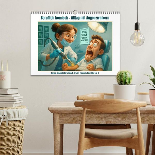 Produktbild: Beruflich komisch &ndash; Alltag mit Augenzwinkern (Wandkalender 2026 DIN A3 quer), CALVENDO Monatskalender