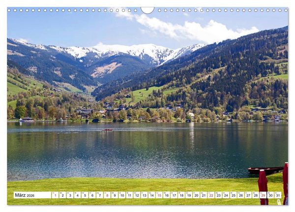 Produktbild: Der Zeller See im sch&ouml;nen Salzburger Land (Wandkalender 2026 DIN A3 quer), CALVENDO Monatskalender