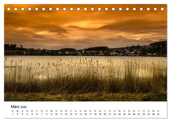 Produktbild: Sehenswertes in der Eifel - Die sch&ouml;nsten Maare (Tischkalender 2026 DIN A5 quer), CALVENDO Monatskalender