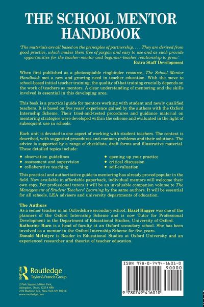 Produktbild: The School Mentor Handbook