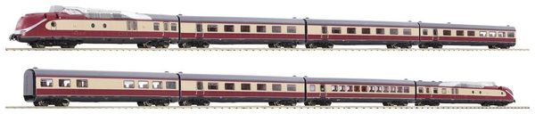 Fleischmann 7770001 N 8er Set Gasturbinentriebzug BR 602 der DB