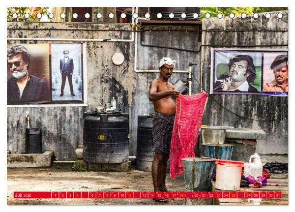 Produktbild: Indien - Der S&uuml;den (Tischkalender 2026 DIN A5 quer), CALVENDO Monatskalender