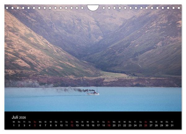 Produktbild: Neuseeland - Paradies am anderen Ende der Welt (Wandkalender 2026 DIN A4 quer), CALVENDO Monatskalender