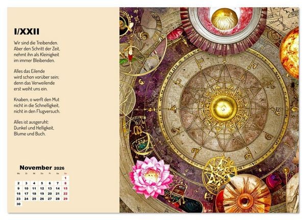 Produktbild: Orpheus' Leier (Wandkalender 2026 DIN A2 quer), CALVENDO Monatskalender