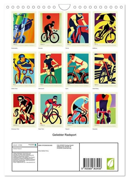 Produktbild: Geliebter Radsport (Wandkalender 2027 DIN A4 hoch), CALVENDO Monatskalender