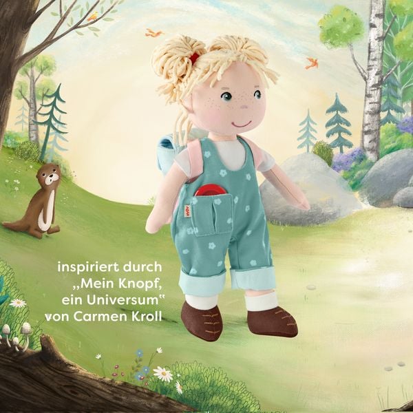 Produktbild: HABA Carmushka Puppe Tilli - bekannt aus &bdquo;Mein Knopf, ein Universum&ldquo;