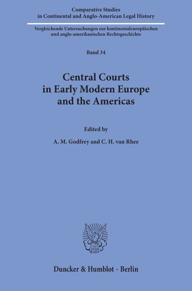 Produktbild: Central Courts in Early Modern Europe and the Americas.