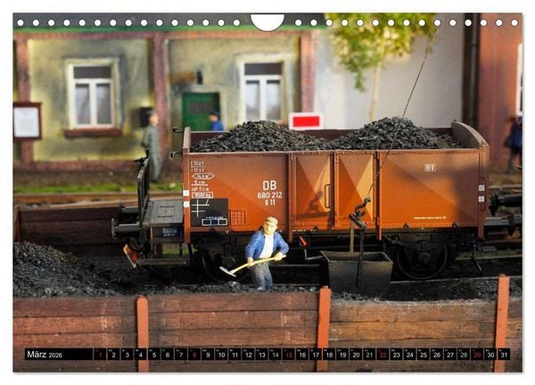 Produktbild: Kleine Bahnwelt in Spur 1 (Wandkalender 2026 DIN A4 quer), CALVENDO Monatskalender