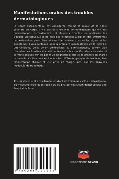 Produktbild: Manifestations orales des troubles dermatologiques