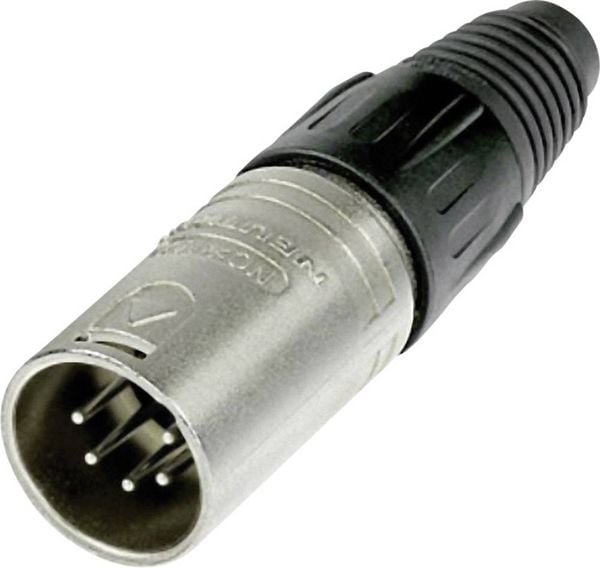 Neutrik NC5MX XLR-Steckverbinder Stecker, gerade Polzahl: 5 Silber 1St.