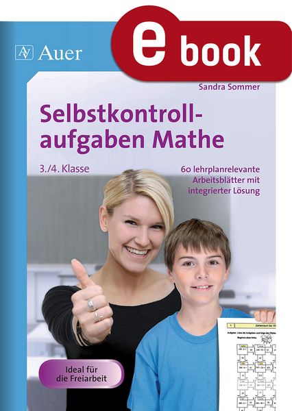 Produktbild: Selbstkontrollaufgaben Mathe f&uuml;r die 3.-4. Klasse