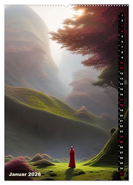 Produktbild: Fantastische Wanderungen (hochwertiger Premium Wandkalender 2026 DIN A2 hoch), Kunstdruck in Hochglanz