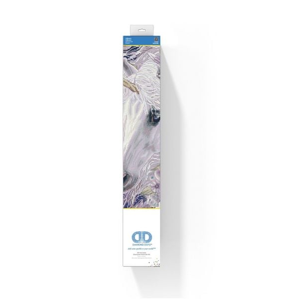 Produktbild: DIAMOND DOTZ - Diamond Painting Einhorn Lilien