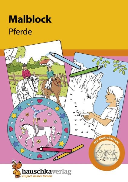 Produktbild: Malblock - Pferde
