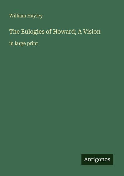 Produktbild: The Eulogies of Howard; A Vision