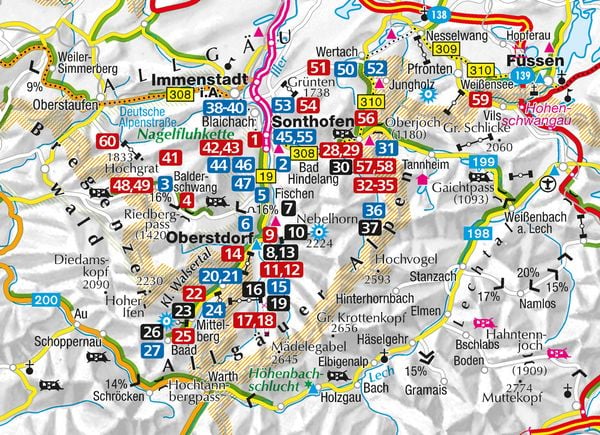 Produktbild: KOMPASS Wanderf&uuml;hrer Allg&auml;u, Allg&auml;uer Alpen