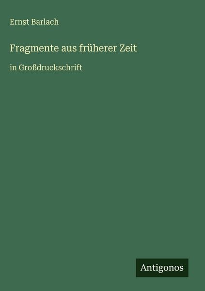 Produktbild: Fragmente aus fr&uuml;herer Zeit