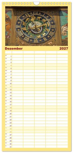Produktbild: Familienplaner 2027 - Ulm - H&uuml;bsche Gro&szlig;stadt an der Donau mit 5 Spalten (Wandkalender, 21 x 45 cm) CALVENDO