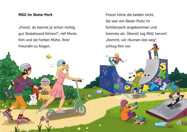 Die drei !!!, Bücherhelden 2. Klasse, Ein Fall im Skate-Park