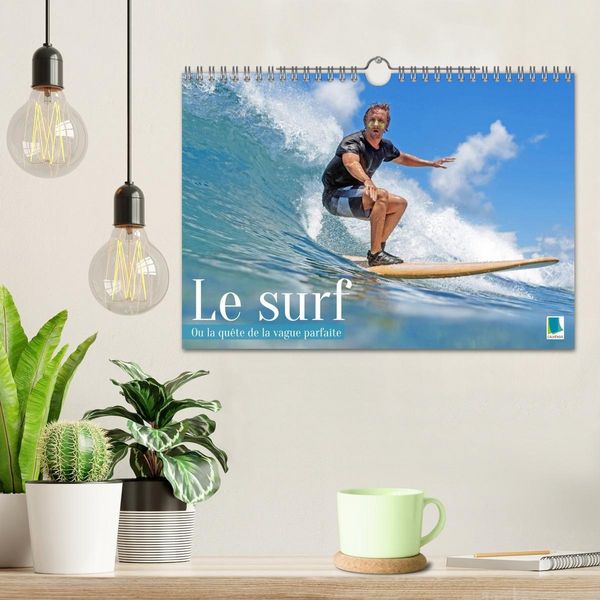 Produktbild: Le surf ou la qu&ecirc;te de la vague parfaite (Calendrier mural 2027 DIN A4 vertical), CALVENDO calendrier mensuel
