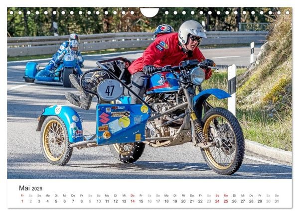 Produktbild: Motorradgespanne am Jochpass (Wandkalender 2026 DIN A4 quer), CALVENDO Monatskalender