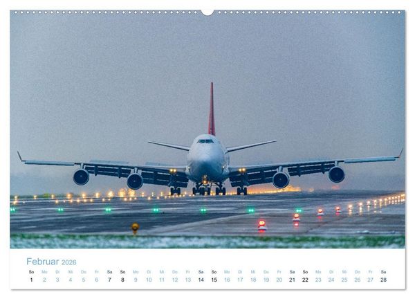 Produktbild: BOEING 747 - K&ouml;nigin der L&uuml;fte (hochwertiger Premium Wandkalender 2026 DIN A2 quer), Kunstdruck in Hochglanz