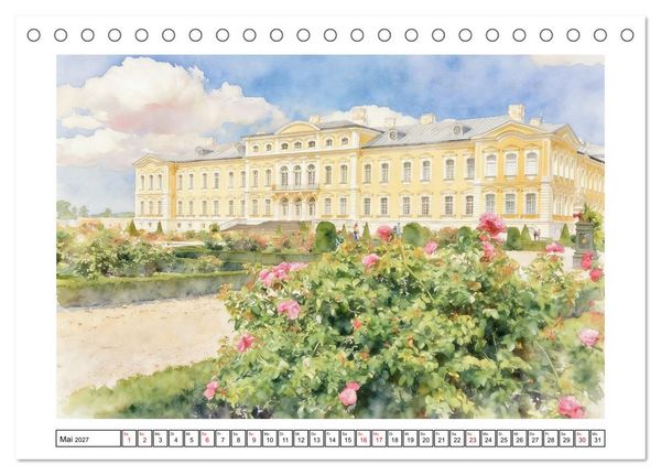 Produktbild: Reise durch Lettland (Tischkalender 2027 DIN A5 quer), CALVENDO Monatskalender