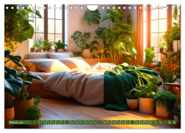 Produktbild: Nature Feeling - Urban Jungle (Wall Calendar 2026 DIN A4 landscape), CALVENDO 12 Month Wall Calendar