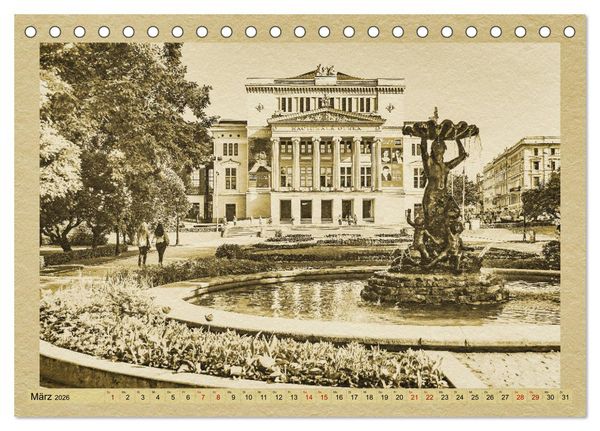 Produktbild: Das Baltikum - Ein Kalender im Zeitungsstil (Tischkalender 2026 DIN A5 quer), CALVENDO Monatskalender
