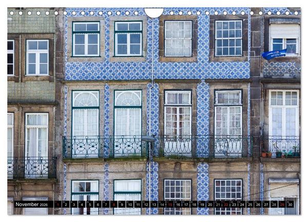 Produktbild: Porto - Die Handelsstadt am Douro (Wandkalender 2026 DIN A4 quer), CALVENDO Monatskalender