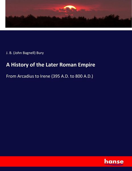 Produktbild: A History of the Later Roman Empire