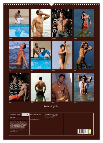 Produktbild: Reflets fugitifs (Calendrier mural 2026 DIN A2 horizontal), CALVENDO calendrier mensuel