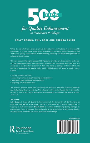 Produktbild: 500 Tips for Quality Enhancement in Universities and Colleges