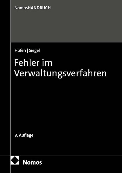 Produktbild: Fehler im Verwaltungsverfahren