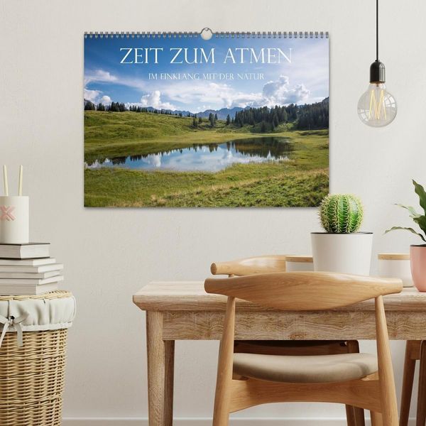 Produktbild: Zeit zum Atmen - im Einklang mit der Natur (Wandkalender 2027 DIN A3 quer), CALVENDO Monatskalender
