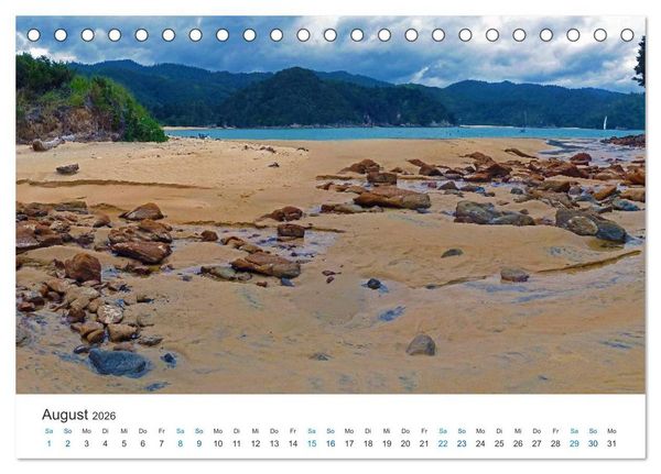 Produktbild: Vielfalt Neuseeland (Tischkalender 2026 DIN A5 quer), CALVENDO Monatskalender