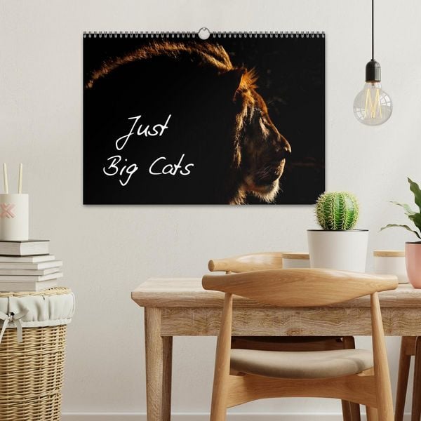 Produktbild: Just Big Cats (Wall Calendar 2026 DIN A3 landscape), CALVENDO 12 Month Wall Calendar