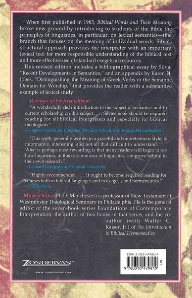 Produktbild: The Biblical Words and Their Meaning