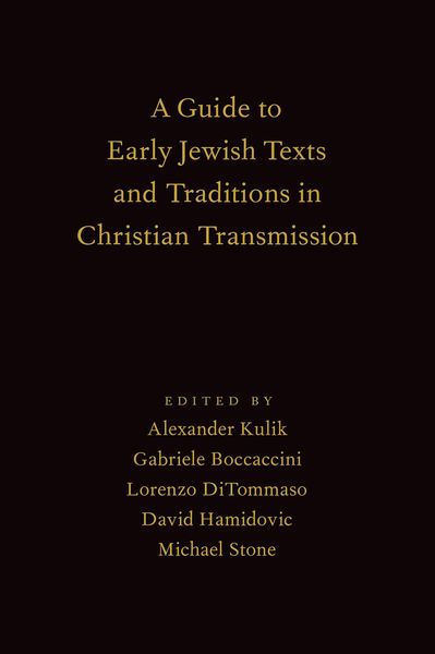Produktbild: A Guide to Early Jewish Texts and Traditions in Christian Transmission