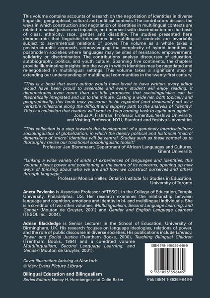 Produktbild: Negotiation of Identities in Multilingual Contexts
