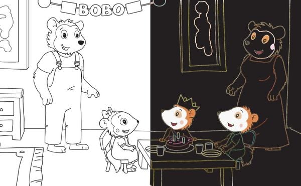 Produktbild: Bobo Siebenschl&auml;fer Mein Kritzel-Kratzel-Buch