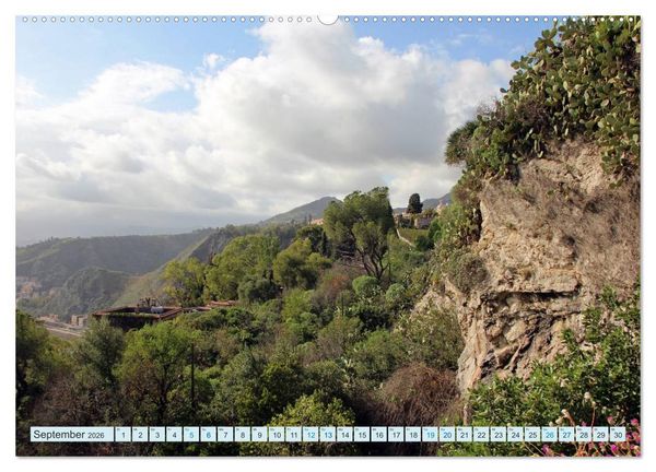 Produktbild: Taormina Siziliens Perle (Wandkalender 2026 DIN A2 quer), CALVENDO Monatskalender