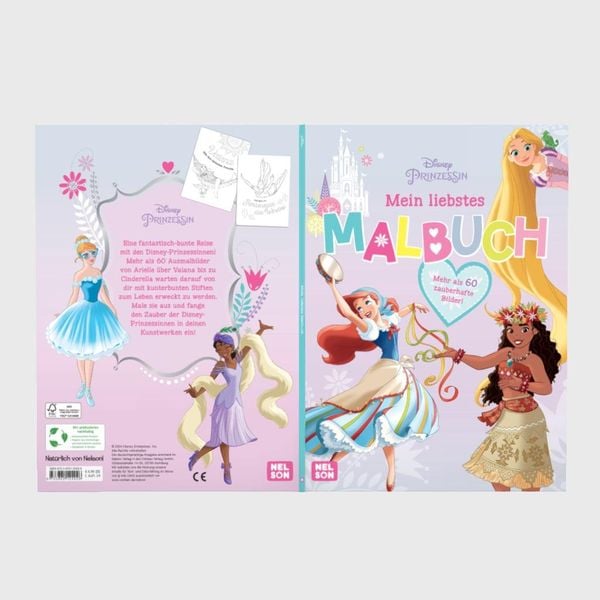 Produktbild: Disney Prinzessin: Mein liebstes Malbuch