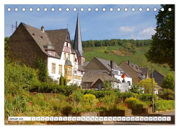 Produktbild: Romantisches Moselland (Tischkalender 2026 DIN A5 quer), CALVENDO Monatskalender