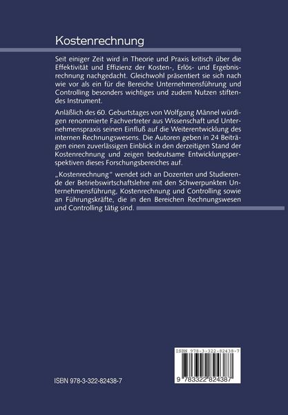 Produktbild: Kostenrechnung
